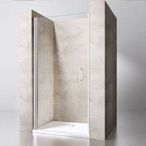 Durovin Bathrooms 1000mm Shower Door-Frameless Pivot Hinge-Reversible Shower Enclosure Door 6mmThick SafetyGlass