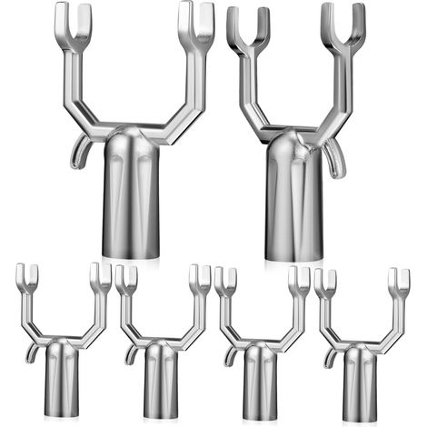 Lot 6 Tuteurs en Alliage D'aluminium Argenté pour Branches D'arbres Fruitiers, Résistants à l'usure (1/5)