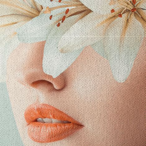 Spring Coming - Quadro Canvas Contemporaneo su telaio in legno - Misura: 140x100 cm (1/4)