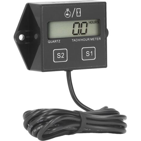 LCD-Drehzahlmesser für Motorräder, kompatibel mit 2- und 4-Takt-Benzinmotoren sowie Transportern. (1/5)
