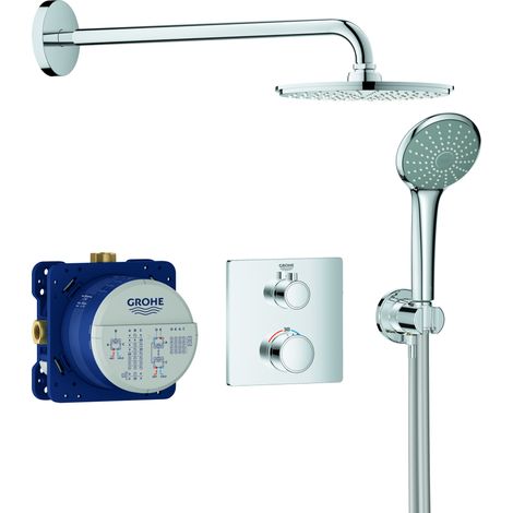 Sistema de ducha oculta Grohe Grohtherm con Rainshower (1/4)