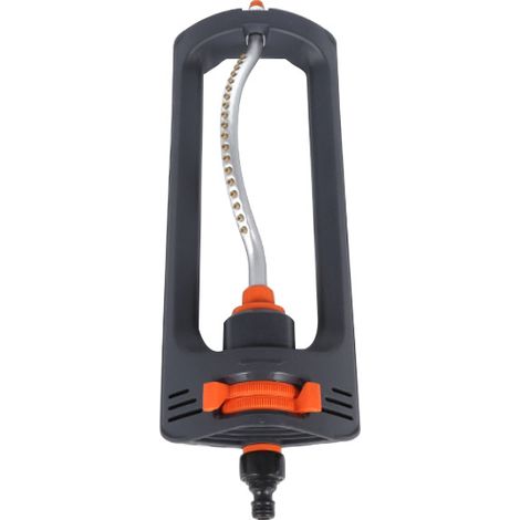 Arroseur Oscillant, Réglage facile de la portée, Economiseur d'Eau, Pied plastique robuste, , Noir (1/3)