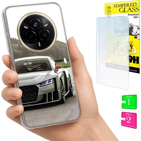 Custodia per Realme 14 Pro 5G con cover fotografica e vetro temperato 9H. (1/5)