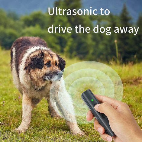 Ultraschall-Hundeabwehrgerät, USB-wiederaufladbar, tragbares Hundetrainingsgerät gegen Bellen