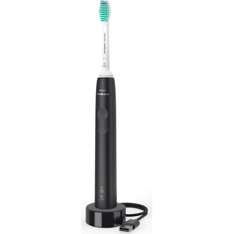 CEPILLO DENTAL PHILIPS HX3671/14 NEGRO, SERIE 3100, LIMPIEZA ANTIPLACA (1/4)