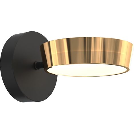 Applique LED moderna LARA nero oro francese 12W ZumaLine (1/2)
