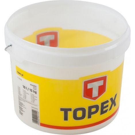 Seau de peinture de 10 litres, poignée en métal