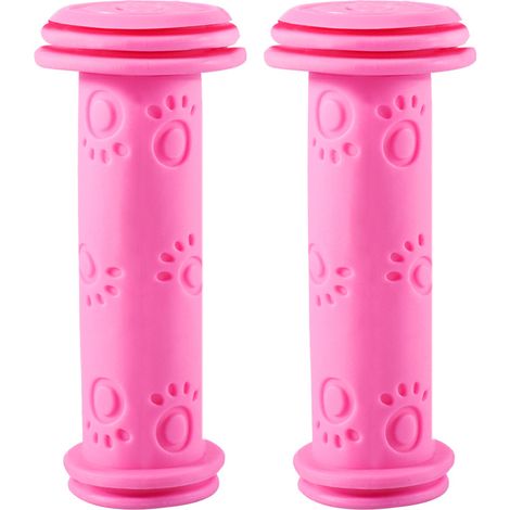 1 paire de poignées de guidon pour vélo/trottinette, poignées antidérapantes en caoutchouc en forme de champignon pour BMX/VTT/trottinettes pour enfants (garçons et filles) (1/5)