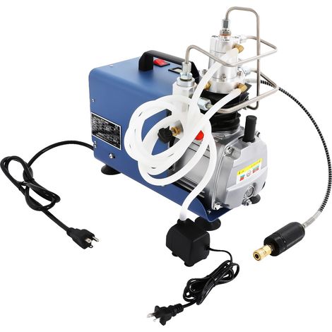 Compresseur à air haute pression, puissance de 1,8 kW, pression de 4500 psi, refroidissement par air, refroidissement par eau, certifié CE (1/5)