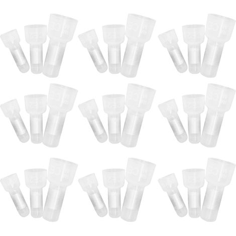 300 Stück geschlossene Endkappen 22-16/16-14/12-10 AWG Crimp-Kabelanschluss-Set Nylon-Drahtverbinder (1/5)