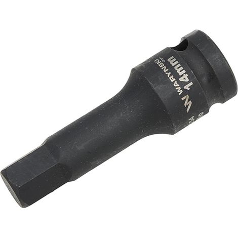 1/2"-Schlagschrauber-Steckschlüssel 14 mm Sechskant H14 aus CrMo-Stahl Waryński (1/4)