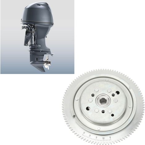 Das Anlasser-Schwungrad 61T-85550-10 für Außenbordmotoren ist für Yamaha 25 PS und 30 PS (übergewichtige) Außenbordmotoren geeignet. (1/5)