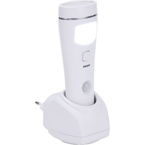 Two detachable nightlights with motion detectors, powered by a power source. (1/5)