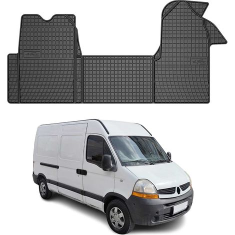 Tapis de Sol Compatible avec Renault Master 2003-2010 Caoutchouc Noir