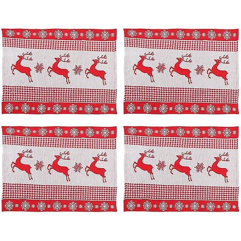 4-teiliges Set Weihnachtstischkissen (1/3)