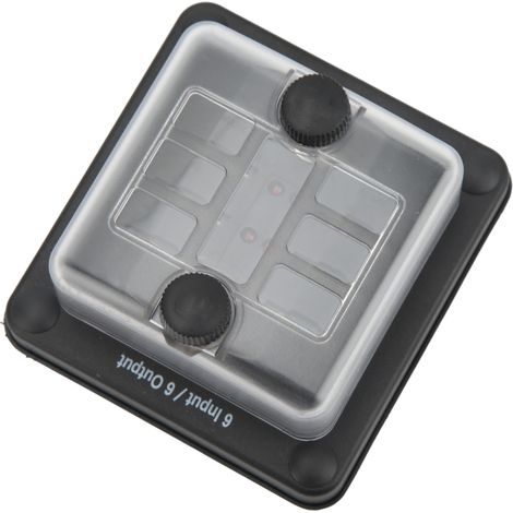 Wasserdichter 6-fach Sicherungskasten mit roten LED-Anzeigen für ATO und ATC, geeignet für Autos, Boote, Wohnmobile und LKWs. (1/5)