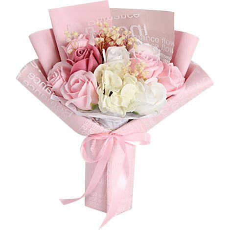 Bouquet De Fleurs Séchées - Savon Fleur De Carnation Rose - Décoration Intérieure Salon Chambre - Cadeau Pour Fête Des Mères - 1 Pièce