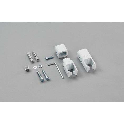 Accessoires de montage pour cloisons de séparation sans repose-pieds pour Stella et HU RAL 9016