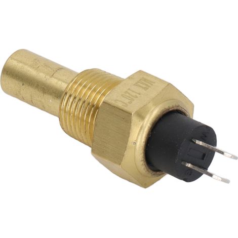 Capteur de température d'eau en alliage d'aluminium, capteur de température d'eau stable pour carburant, remplacement pour VDO NPT3/8 6-24V 3W NPT3/8 type court (1/5)