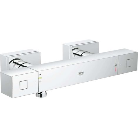 Mitigeur thermostatique de douche DN15 – Finition chromée GROHE StarLight – Sécurité à 38°C – Débit réglable – 34488000 (1/7)