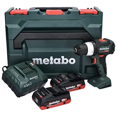 Metabo - Trapano avvitatore a batteria 18V, 2 batterie LiHD da 4,0 Ah, caricabatterie 602325800 (1/4)
