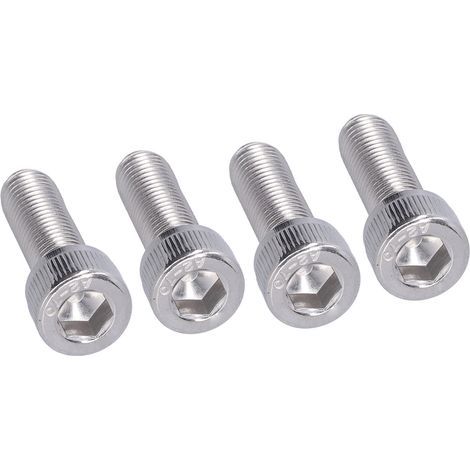 Stainless steel A2 hex socket cap screw, 1.25mm fine pitch fastener, 4 pieces, M10x30 (1/5)