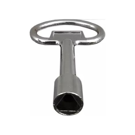 Ultra Secure – Clé pour cadenas pompier à serrure triangulaire 9mm – Verrouillage/déverrouillage facile – Dimensions 80 x 50 mm – Usage spécifique