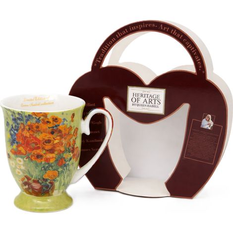 Taza de porcelana de 300 ml "Amapolas" - Vincent van Gogh como regalo (1/5)