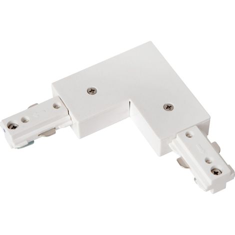 TRACK connecteur en L-Blanc-D