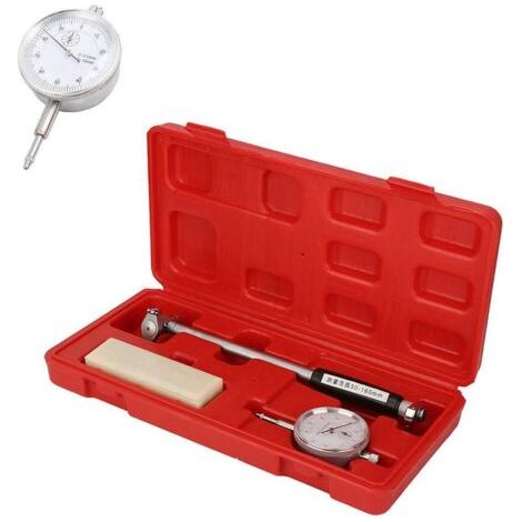 50-160MM, Vérificateur d'Alésage Indicateur de Jauge d'Alésage Calibre du Diamètre Intérieur Kit pour Mesurer Dimensions Internes des Pièces, Cadran Alésage (1/5)