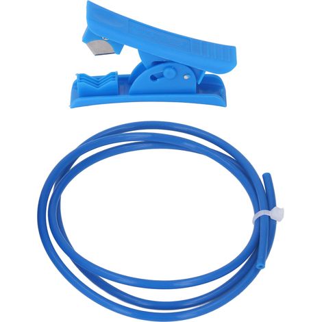 3 Meter langer PTFE-Schlauch für 3D-Drucker, hitzebeständig, Zubehörset mit Schlauchschneider, 1,75 mm Filament, blau, Ersatzteil (1/5)