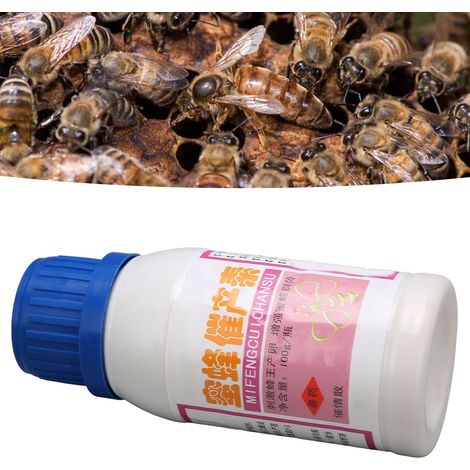 [Oxytocin für Bienen] [Fruchtbarkeit der Königin] [Nahrungsstimulans] 100 g pulverförmiges Nahrungsergänzungsmittel zur Förderung der Eiproduktion der Königin und der Bienenproduktion. (1/5)