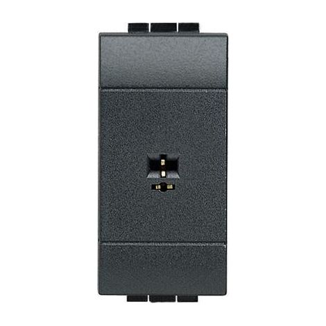 Living Light Connettore Hi-Fi normalizzato DIN 2 poli, Antracite