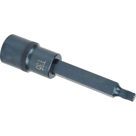 Embout douille hexagonale étoile – S2 – bleui anti-rouille – grande torsion – boucle paroi intérieure