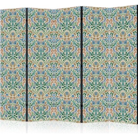 Paravent artgeist dekorativ vintage 225 x 172 cm Holz Flizelin