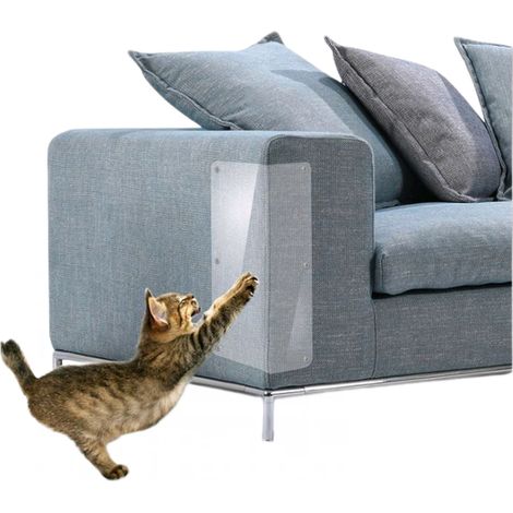 Lot de 10 bandes adhésives anti-griffures pour chats, répulsif pour meubles, protection pour canapé, tapis à griffer, ruban de dressage, protection pour canapé (1/5)