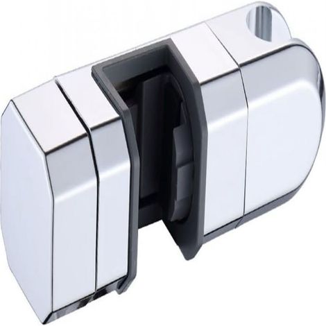 Support Pommeau Douche - Diamètre Réglable 15 mm à 30 mm - Rotation 360° - Finition Chromée - ABS Résistant - 1 Pièce (1/5)