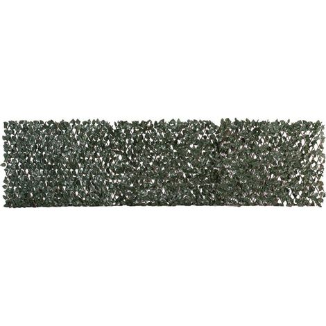 SIEPE FINTA 8 PEZZI PARETE VERDE ESTENSIBILE PER ESTERNI 200X100CM (1/5)