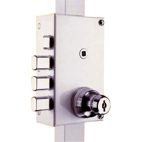 Serrure multipoints en applique Série 448 coloris blanc A2P gauche - MOTTURA - 30448AS5NXHAFS (1/3)