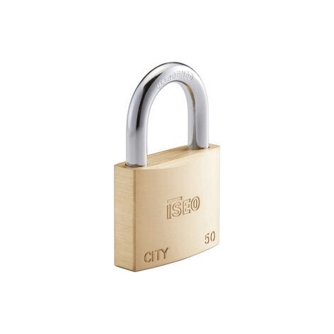 CITY BY ISEO LUCCHETTO OTT RETTANGOLARE 50 MM- ISEO SERRATURE- 10,0 pz