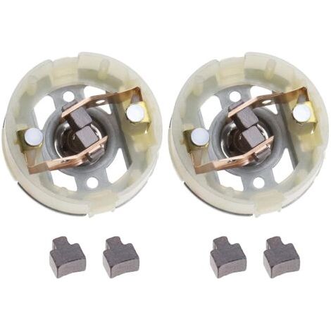 2 porte-balais de charbon pour le moteur RS550 et 4 balais de charbon pour la perceuse-visseuse