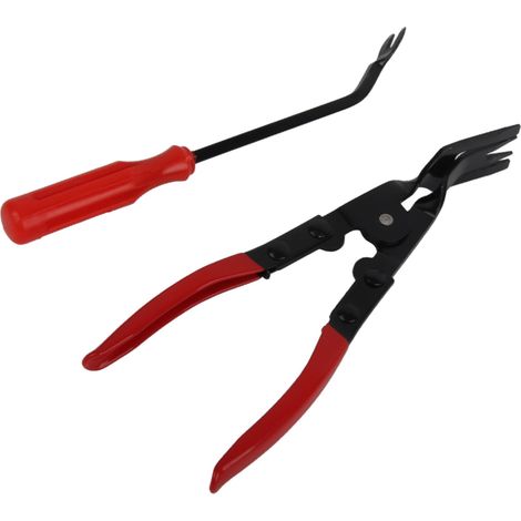 de 2 pièces pince pour retirer les clips de garniture de (1/5)