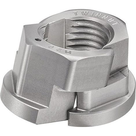 AMF Schnellspannmutter TWINNUT - mit Bund und harter Trennsperre (1/3)