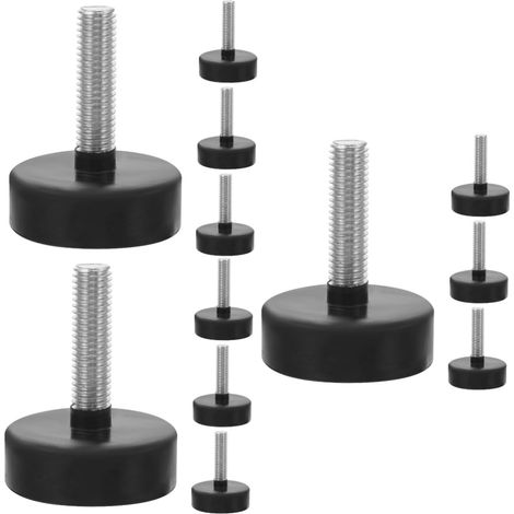 NUOBESTY Lot de 12 pieds réglables pour chaises et tables, pieds de su (1/5)