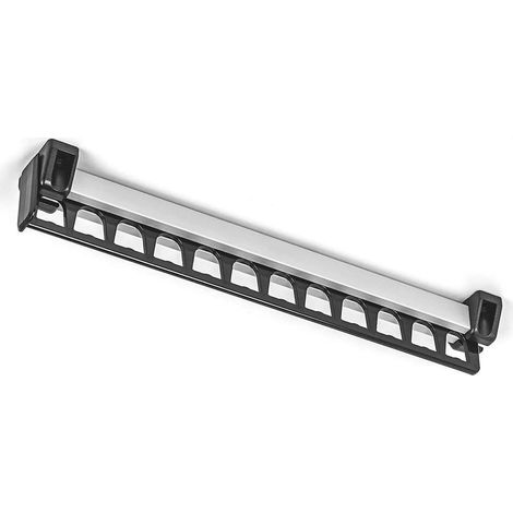 Portant à vêtements coulissant pour 12 cintres, longueur 312 mm, lot de 2 (1/5)