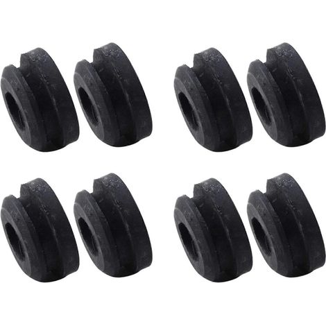 Ensemble de radiateur en 8 pièces, coussinet isolant supérieur, douille de montage en caoutchouc noir compatible avec Accord Civic 74173-SJ4-000 (1/5)