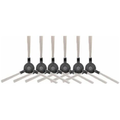 6 Pièces Brosses Latérales Robot Aspirateur Nettoyant Pièces pour Amibot Pure, Pulse et Prime,AMIBOT Prime H2O,AMIBOT Pure H2O,INHHUB