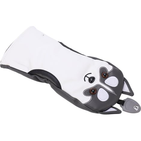 Housses de clubs de golf en bois en forme de chien, imperméables et résistantes aux UV, en PU, pour l'entraînement au golf, n° 3, 28,5 cm / 11,2 pouces (1/5)