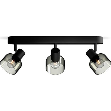 Philips Sleet Faretto da superficie con 3 punti luce (Nero) - Attacco E14 (1/5)