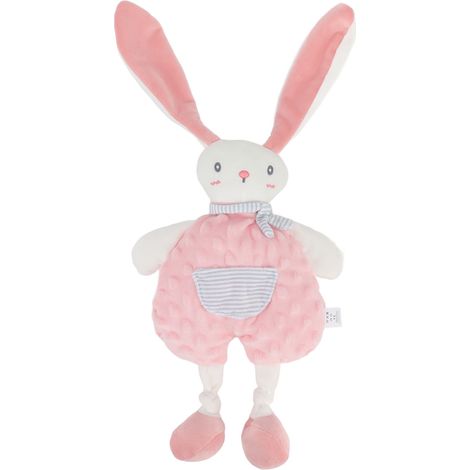 Couverture Sécurisante Bébé Lapin Mignon, Jouet Doux Apaisant pour Enfants Garçons Filles (1/5)